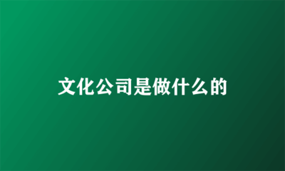 文化公司策劃 創(chuàng)意、連接與價值的構(gòu)建者